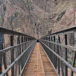 Start an der Brücke