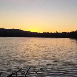 Jogging Runde - kurz vor Sonnenaufgang...