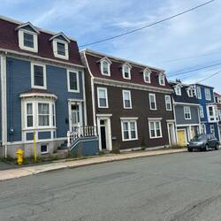 So many colour houses!