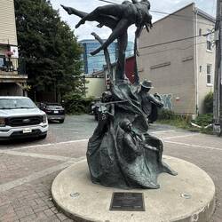 Sculpture recognizing St. John's as a Capital of the Arts