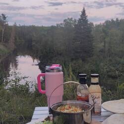 Abends auf unserem Campspot