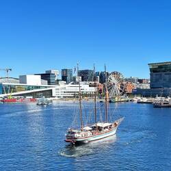 Turistbåt men fin.