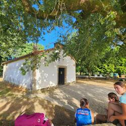 Stop to get a stamp: Chapel San Marcos, built 1105