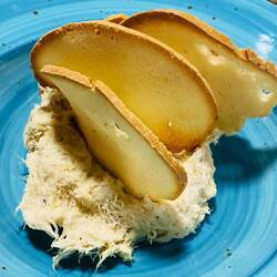 Dentice (Zahnbrasse) con crostini