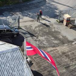 Da unten stehen Anne und Andreas