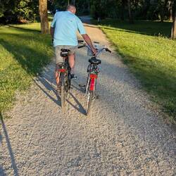 Fahrrad uberführt