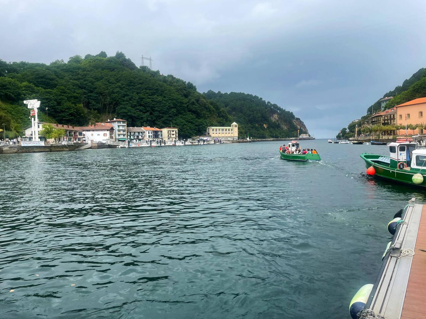 le port à traverser