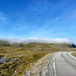 Auf dem Rückweg war das Nordkapplateau in Nebel gehüllt.