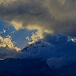 Sonnenuntergang am Kasbek