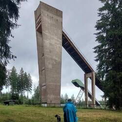 Die Erzgebirgsschanze im Regen!