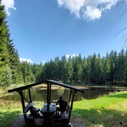 Tolle Hütte am Preißhausteich!