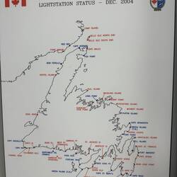 Lighthouse locations in Newfoundland