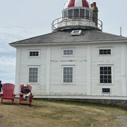 The original lighthouse at Cape Spear