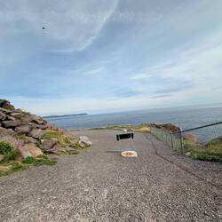 The view from the red chairs