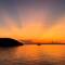 Sunrise from our veranda ... Insignia docked at the Deep Sea Port in Phuket, Thailand.