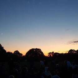 der Himmel beim Orchester