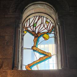 Interesting stain glass
