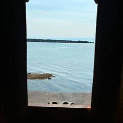 View from a gun window