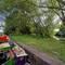 Mooring at the river island; a nice quiet spot.