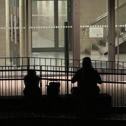 Die Reinigungskräfte warten auf den Einsatz