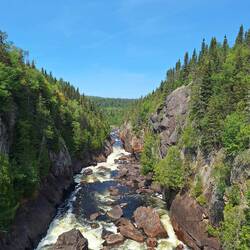 ...und final schöner Aussicht auf den White River, der die Schlucht geformt hat