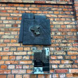 Another section of the ghetto wall