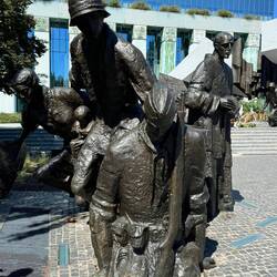 Warsaw uprising memorial statue, just a small part of the memorial