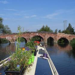 Beautiful 16th Century Bridge at the moorings