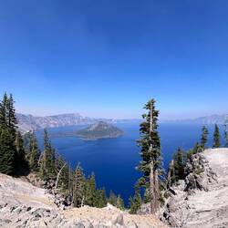 Crater Lake mit Wizard Island