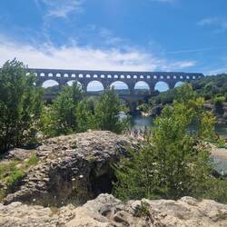 Pont du Gard für die 50 km lange Wasserversorgung der 50.000 Römer in Nîmes