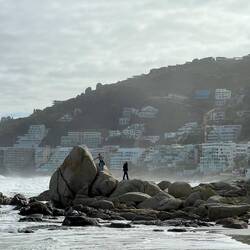 Fede e Diego a Clifton Beach