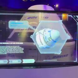 die interaktiven Projektionen der früheren Science fiction Filme sind Realität