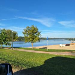 Letzter Blick auf den See in Kaunas
