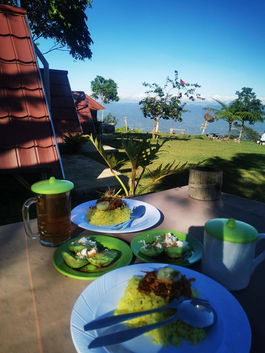 Nach einem leckeren Frühstück.. 🍚🍳