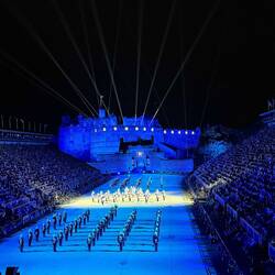 När föreställningen började blev det också mörkt.