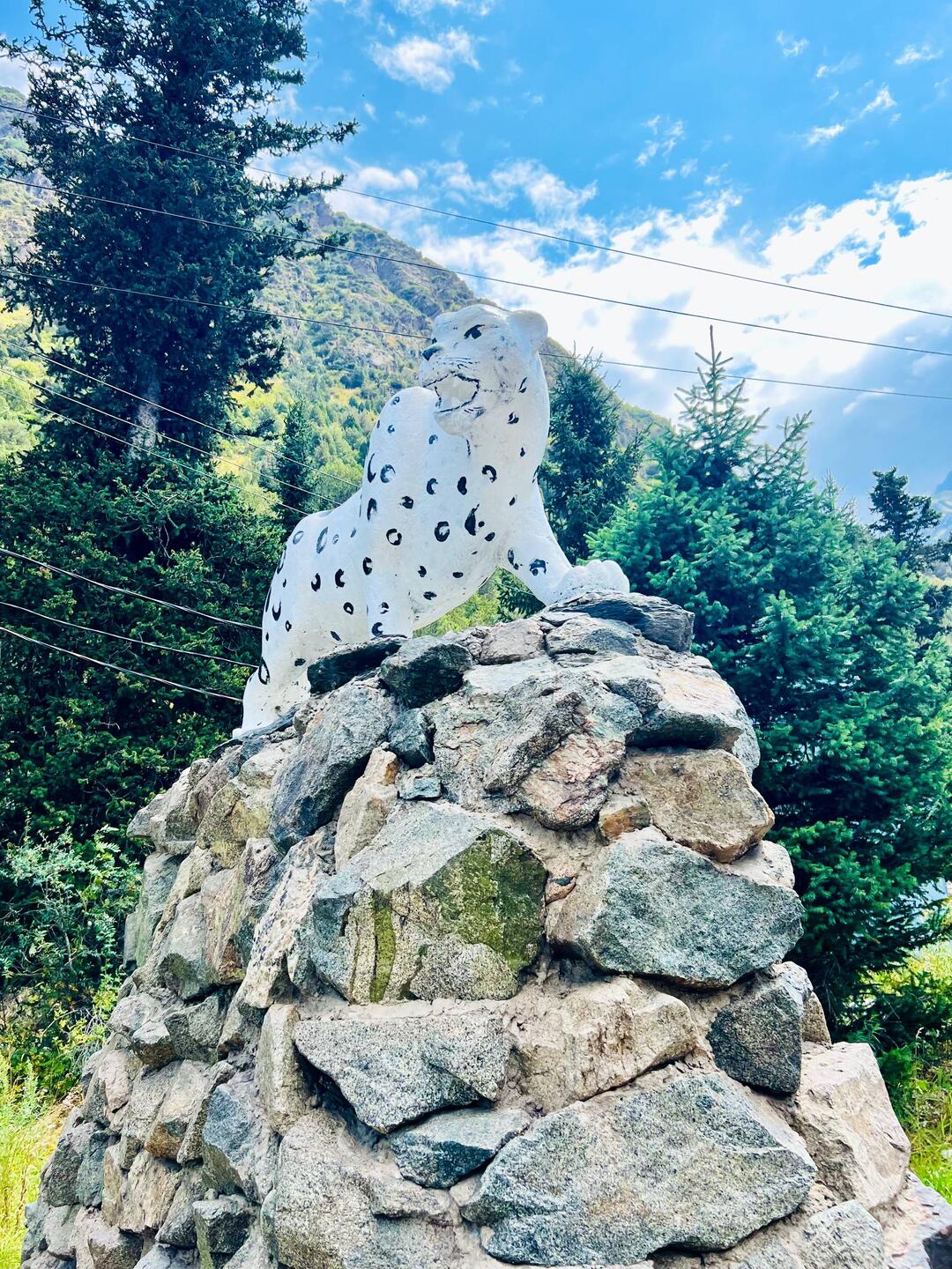 Leopardo delle nevi, uno dei simboli del Kirghizistan
