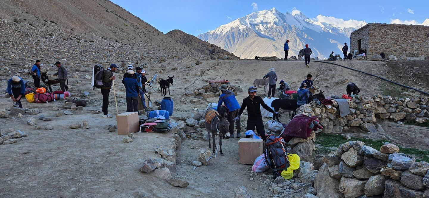 Aufbruch am frühen Morgen