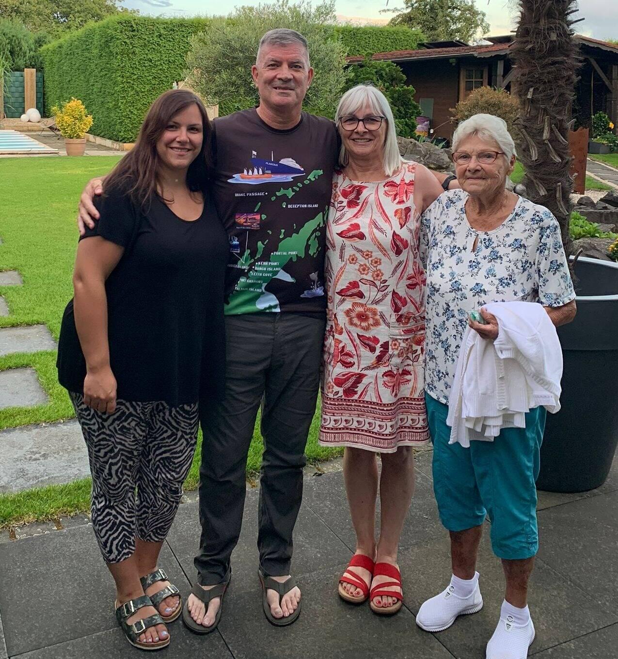 Three Generations of the Grunder family.