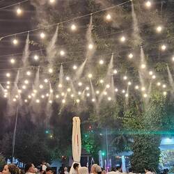 Outdoorkühlung mit Sprühnebel