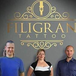 Filigran Tattoo bei Bobby