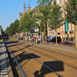The city was so quiet when we left for the train station. No cars, no bikes, very few people.