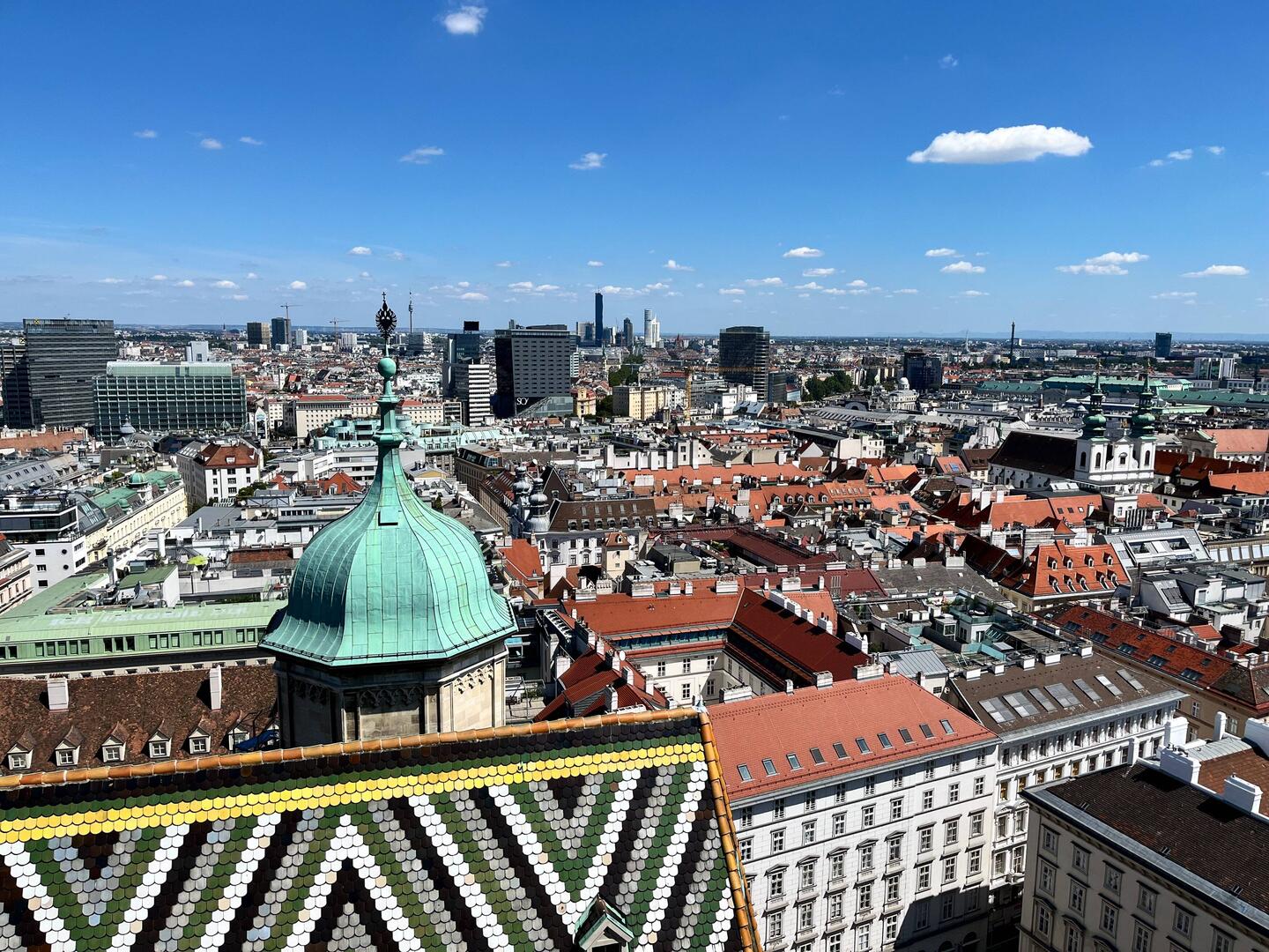 Blick vom Stephansdom