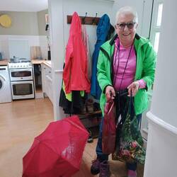 Erfolgreich vom shoppen zurück