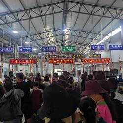 Going through Chinese immigration.