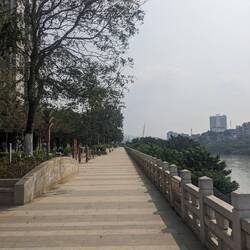 A little fitness park I used to calm down a bit.