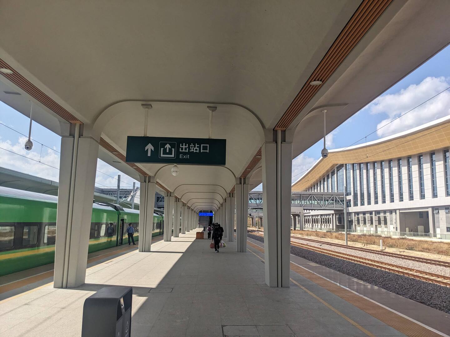 The platform in Honghe.