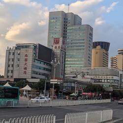 First impression of Kunming, after exiting the train station.