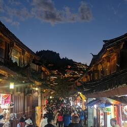 The ancient city, built into the sides of surrounding hills.