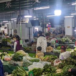 Various vegetables, many of which I had no idea what they were.