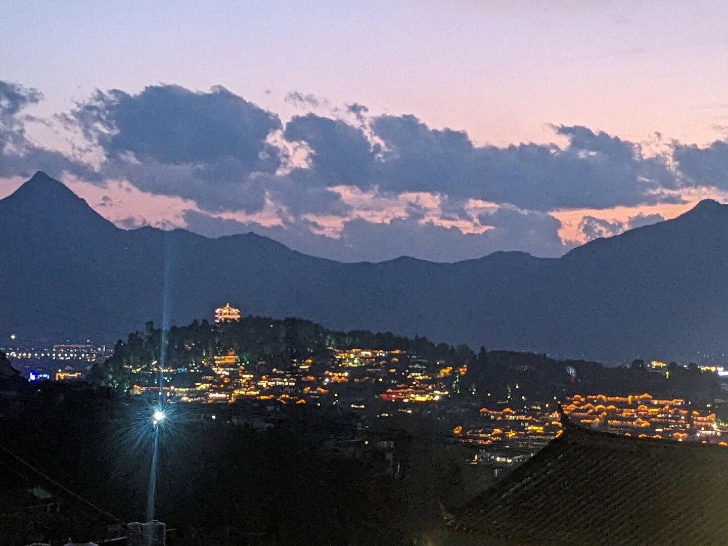 View over the ancient city from my balcony.